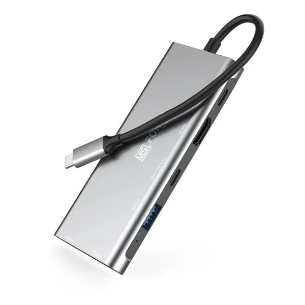 USB C HUB با USB3.1 GEN1 پورت تاریخ HUB