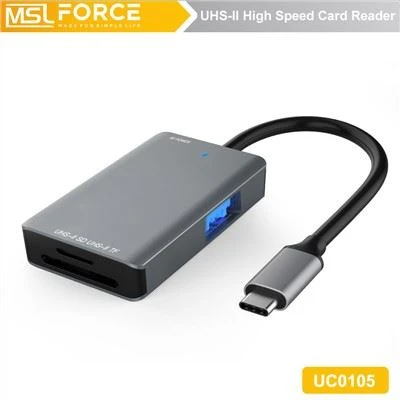 {{0}}در-1 USB C HUB فشرده با کارتخوان برای UHS-II 4.0 SD/MicroSD